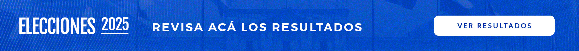 Barra resultados elecciones 2025